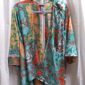Catherines cascade kimono duster